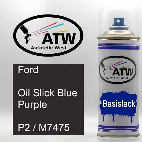 Ford, Oil Slick Blue Purple, P2 / M7475: 400ml Sprühdose, von ATW Autoteile West.